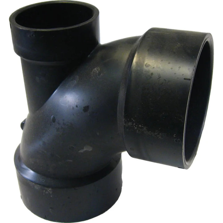 3 Inch 90 Degree Elbow With 2 Inch Low Heel Inlet, ABS Constructio,