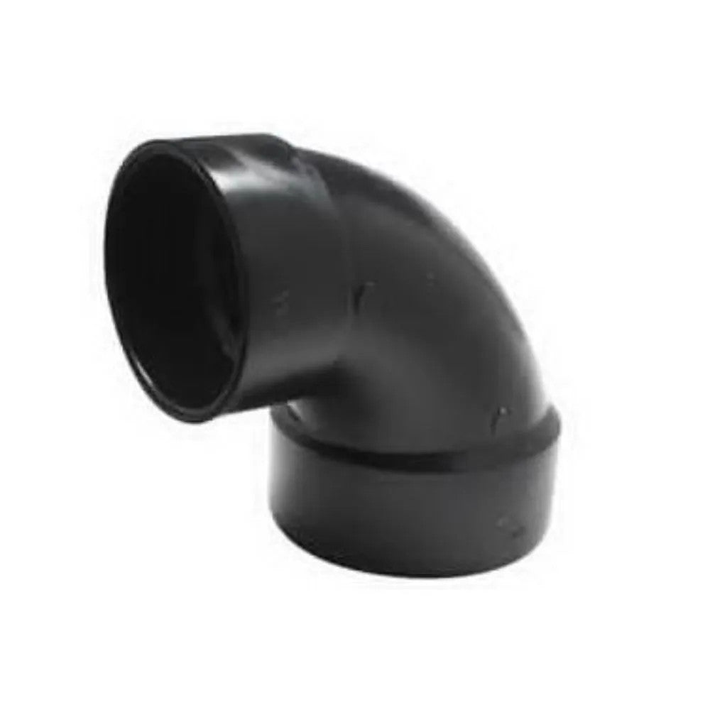 4" x 3" ABS DWV (Drain Waste and Vent) 90-Degree Closet Elbow Reducer - Hub x Hub