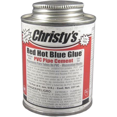 1/2 Pint Christy's Red Hot Blue Glue