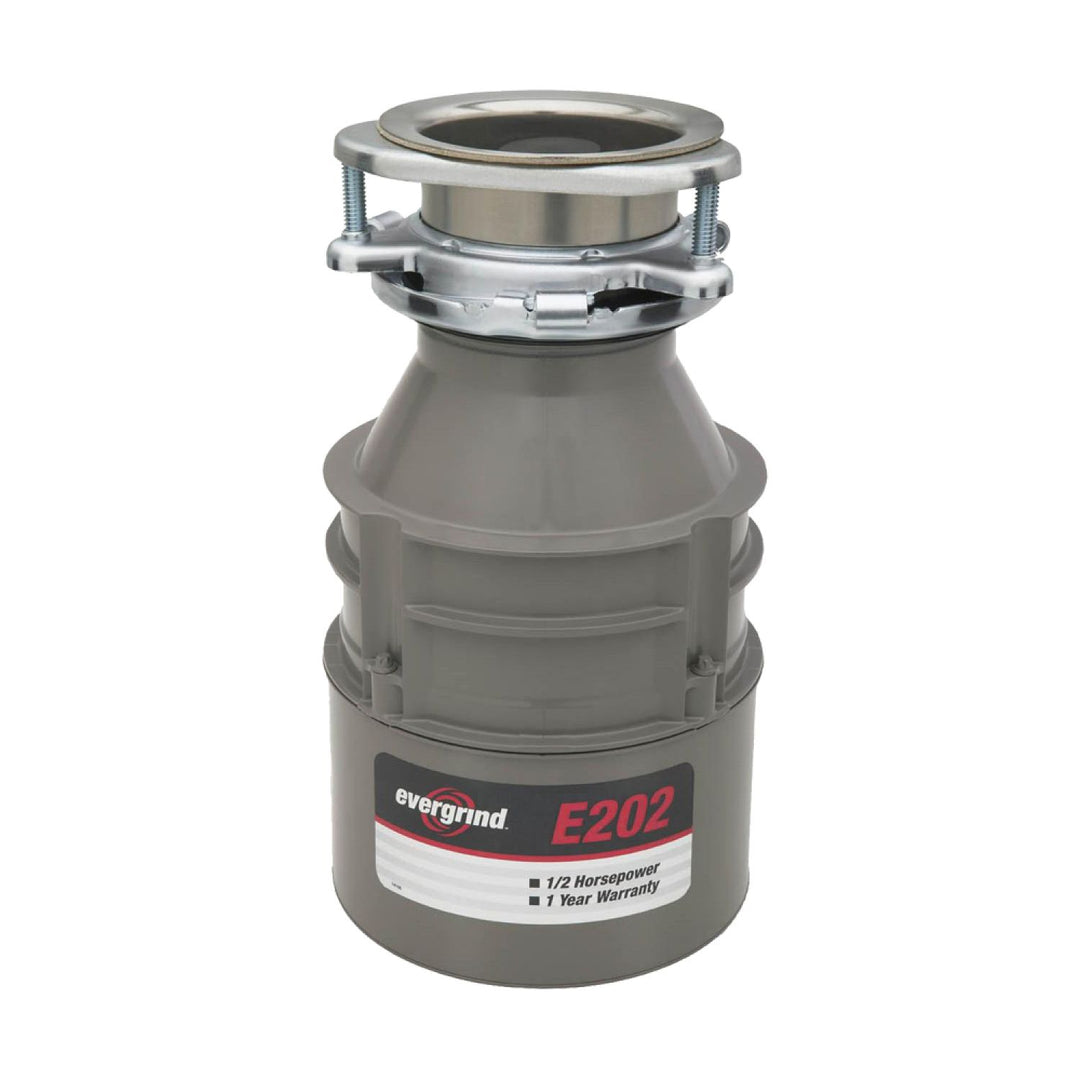 Insinkerator E202-W/C Evergrind Garbage Disposal w/ Cord, 1/2 HP