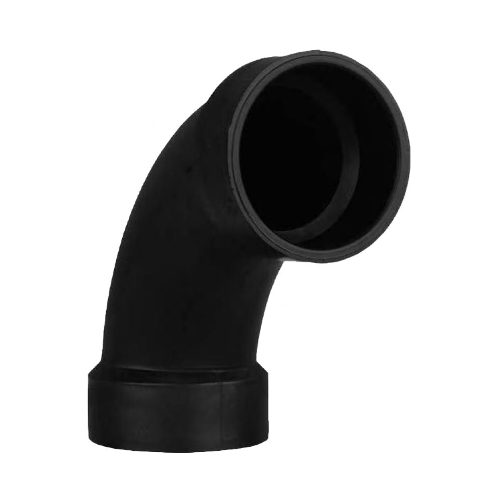 2" ABS DWV (Drain Waste and Vent) Long Sweep 90-Degree Elbow - Spigot x Hub