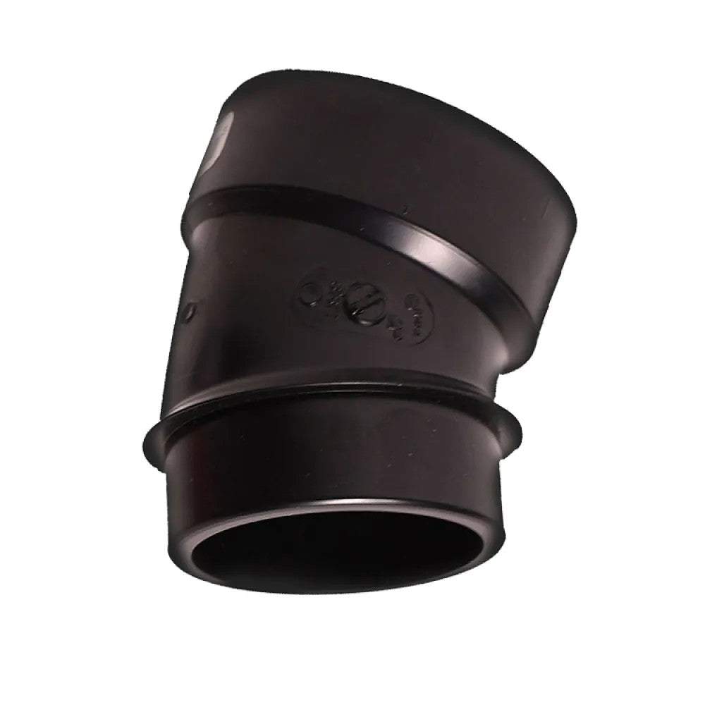 1-1/2" ABS DWV (Drain Waste and Vent) 22-1/2-Degree Elbow - Spigot x Hub