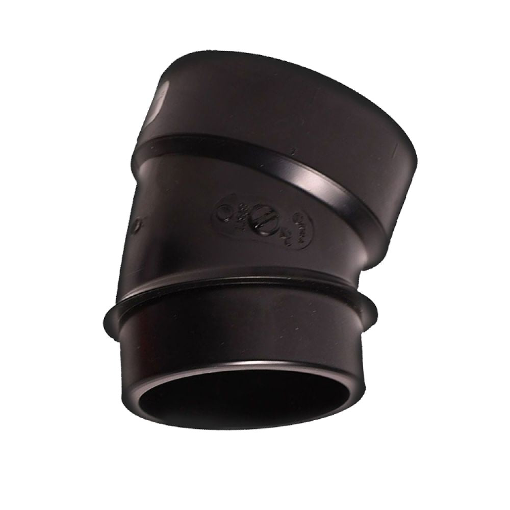 2" ABS DWV (Drain Waste and Vent) 22-1/2-Degree Elbow - Spigot x Hub