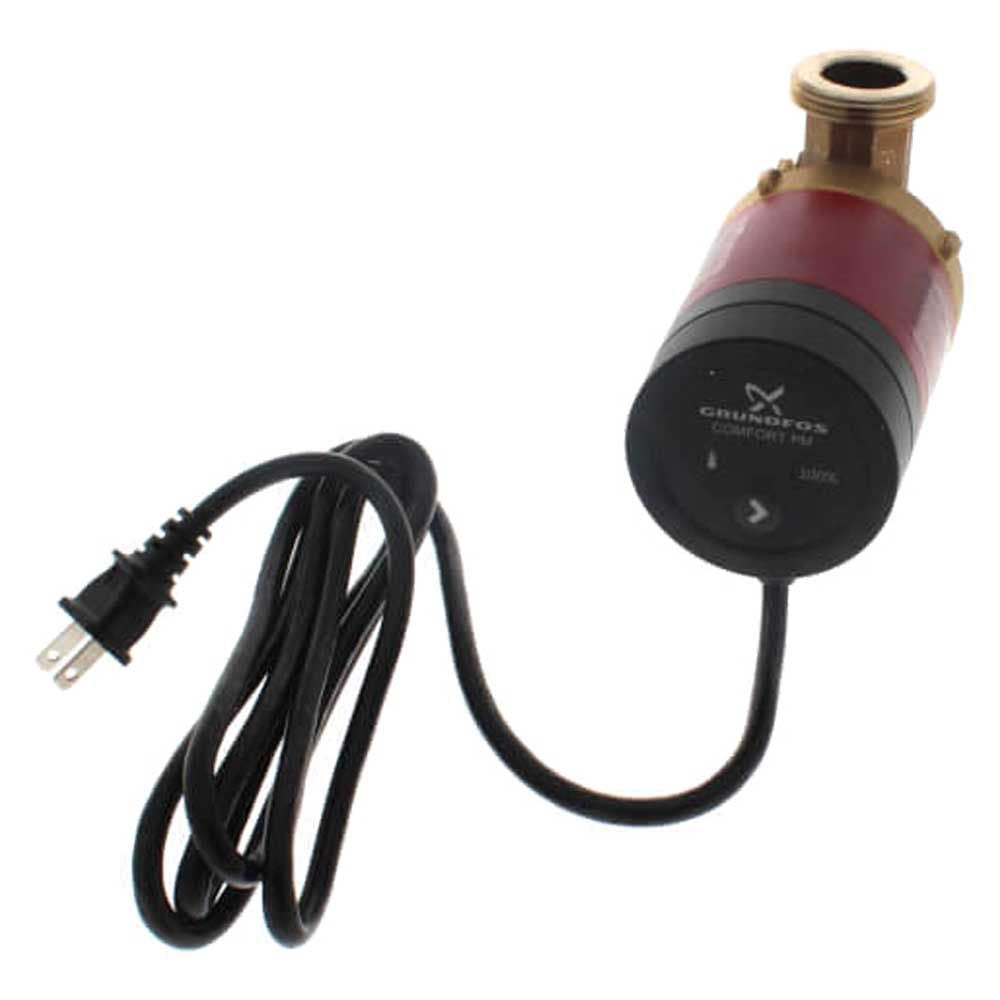 Grundfos Comfort Recirculating Pump, 115V, Auto, Check valve, 1-1/4â€ NPSM union, 6' line cord (ISO valve), 98420224 - 10-16 TA BU/LC