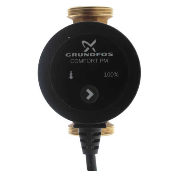 Grundfos Comfort Recirculating Pump, 115V, Auto, Check valve, 1-1/4â€ NPSM union, 6' line cord (ISO valve), 98420224 - 10-16 TA BU/LC
