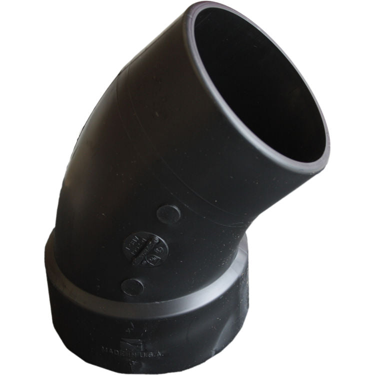 4-Inch 45-Degree ABS Street Elbow