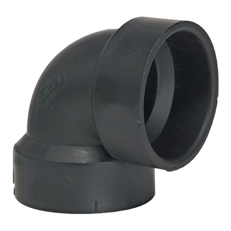 1-1/2 Inch ABS 90 Degree Vent Elbow, ABS Construction