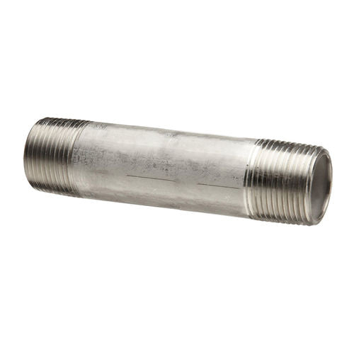 SS304N12212 1/2" x 2-1/2" 304 STAINLESS STEEL NIPPLE