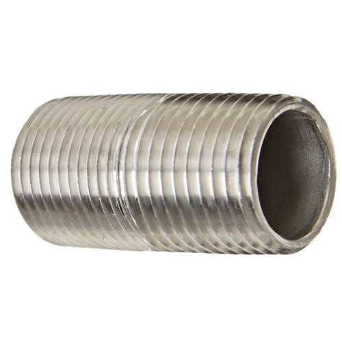 SS304N1CL 1" x CLOSE 304 STAINLESS STEEL NIPPLE