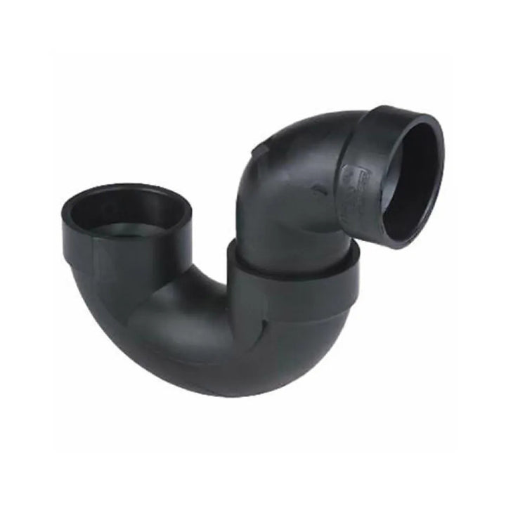 2" ABS DWV (Drain Waste and Vent) P-Trap Solvent Weld Joint - Hub x Hub