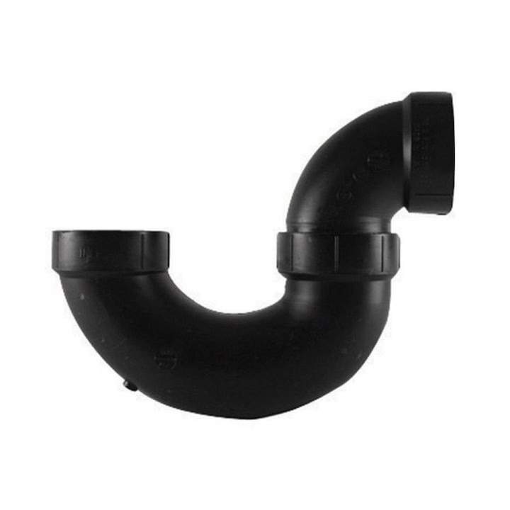 2" ABS DWV (Drain Waste and Vent) P-Trap Solvent Weld Joint - Hub x Hub