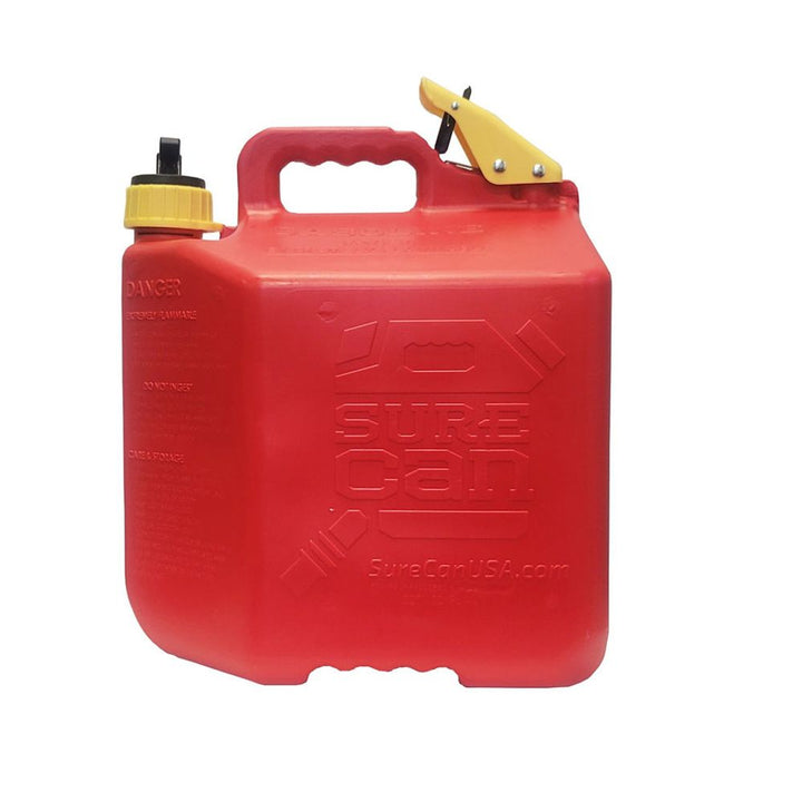 SureCan Red Type II Safety Can for Gasoline, 5 Gallon - SUR5SFG2