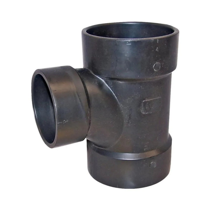 2" x 2" x 1-1/2" ABS DWV (Drain Waste and Vent) Sanitary Reducing Tee - Hub x Hub x Hub