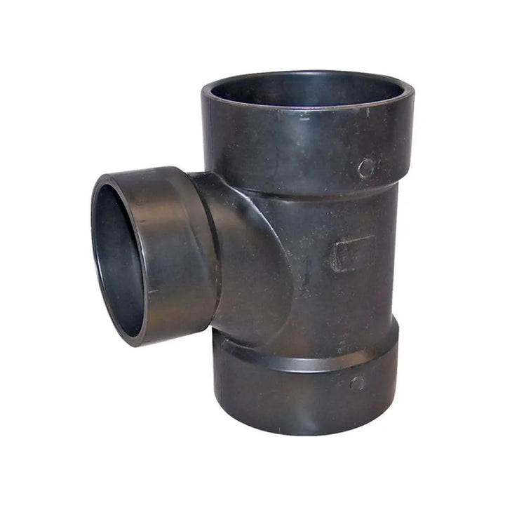 3" ABS DWV (Drain Waste and Vent) Sanitary Tee - Hub x Hub x Hub