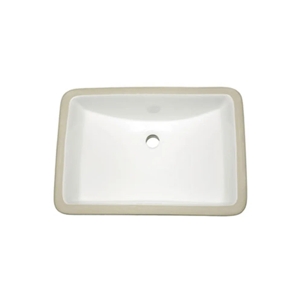 Chariot Oasis PHOENIX-MD 20" X 15" Medium Undermount Lavatory Sink, White
