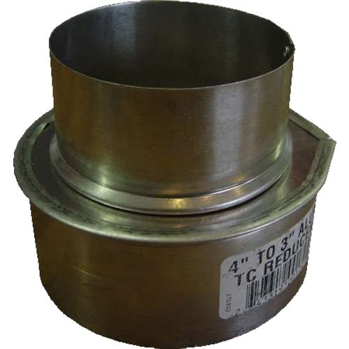 SWRED43 Galvanized 4" X 3" Single Wall Reducer/Increaser