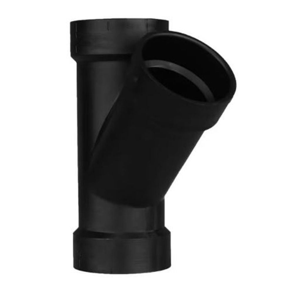 2" ABS DWV (Drain Waste and Vent) Wye - Hub x Hub x Hub