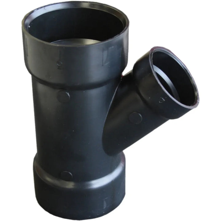 3" x 3" x 2" ABS DWV (Drain Waste and Vent) Wye Reducer - Hub x Hub x Hub