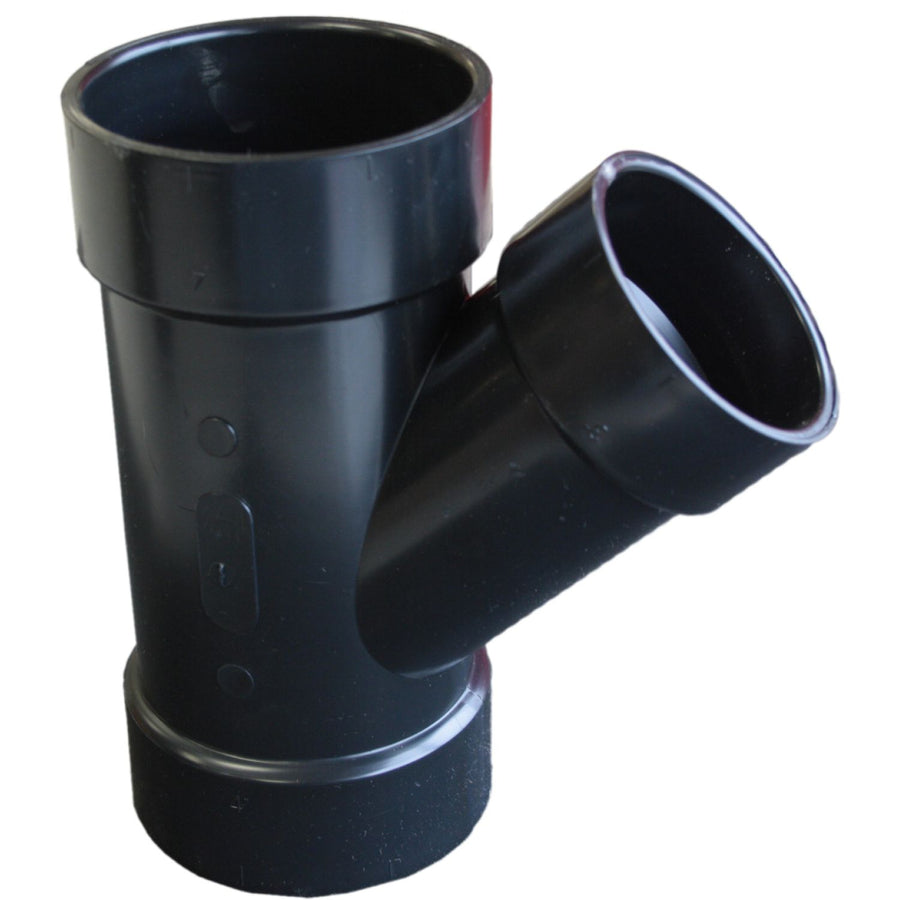 4 x 4 x 3 Inch ABS Wye, ABS Construction