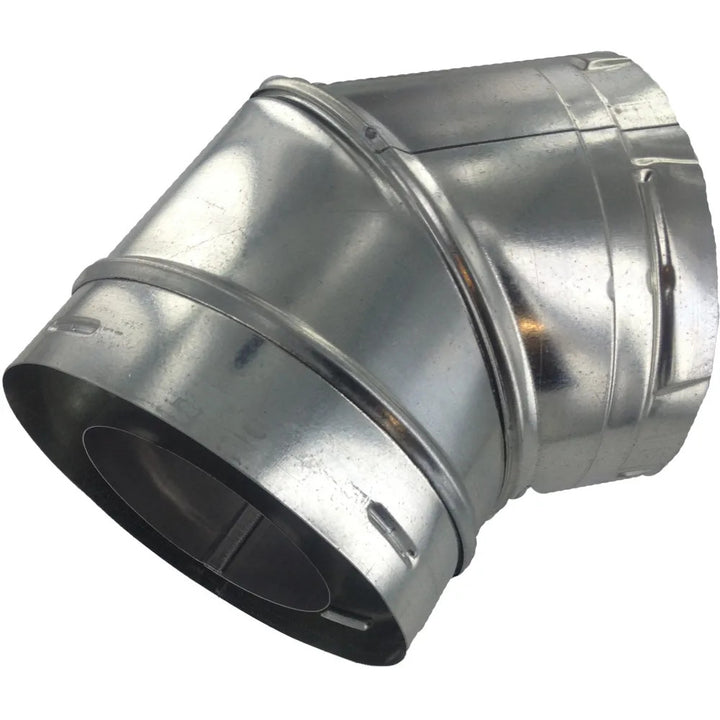 DuraVent 46DVA-E45 DirectVent Pro 4" Double-Wall 45-Degree Elbow - Galvanized (6-5/8" O.D.)