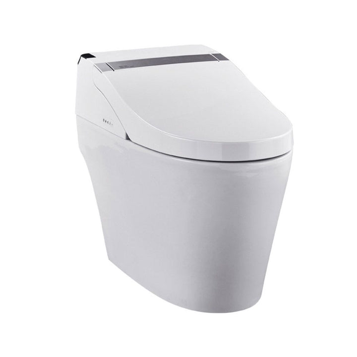 ProStock Elongated Toilet with Integrated Smart Electronic Bidet Combo, 1.0 & 1.5 GPF, White - PSBTWE1000