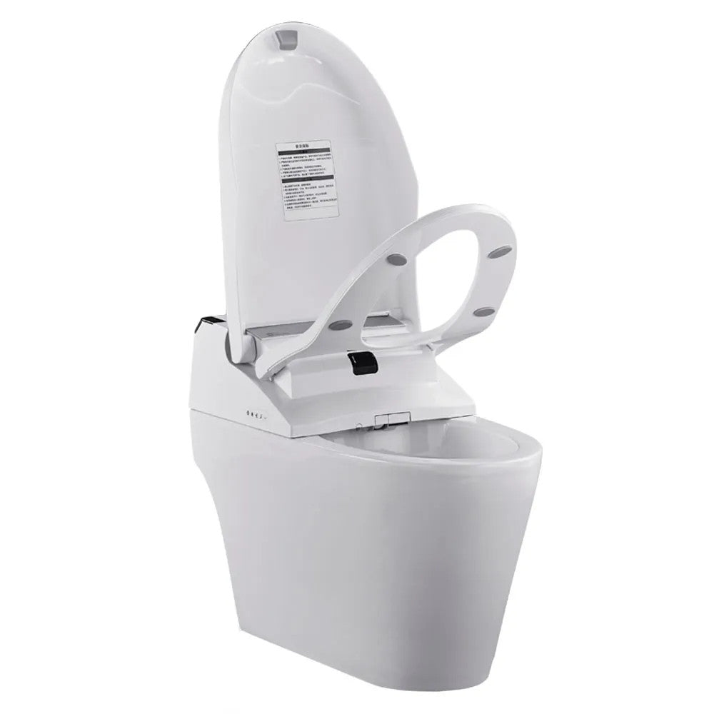 ProStock Elongated Toilet with Integrated Smart Electronic Bidet Combo, 1.0 & 1.5 GPF, White - PSBTWE1000