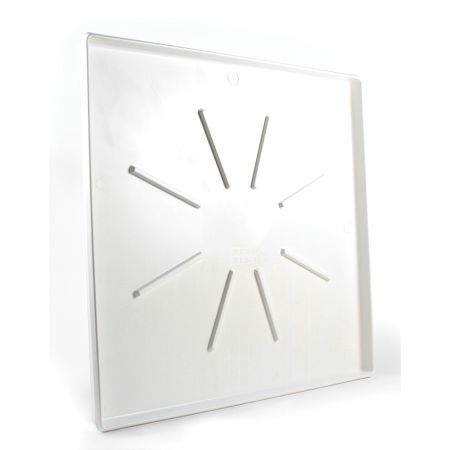 Camco 20786 Washing Machine Drain Pan w/ pvc Fitting - White
