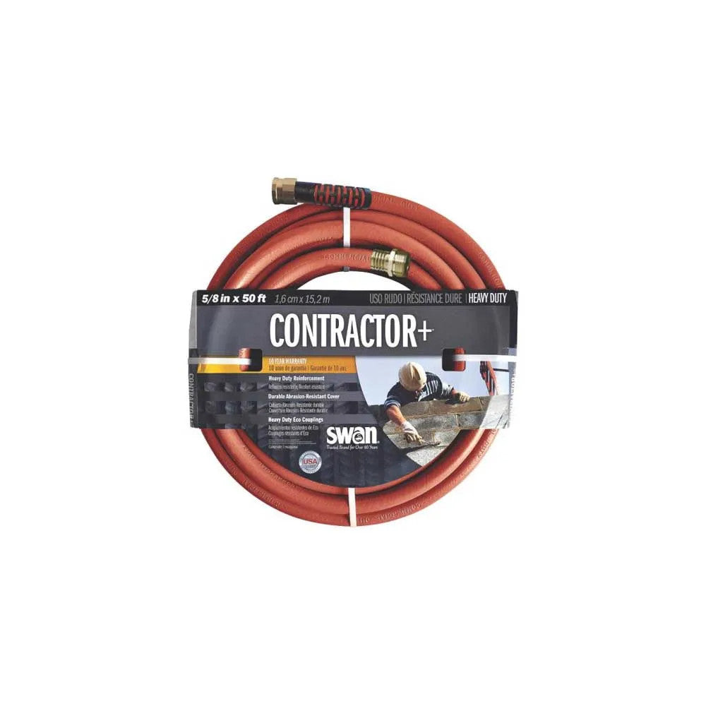 Swan SNCG58050 Commercial Grade Heavy Duty Garden Hose, 5/8 in ID 50 ft L