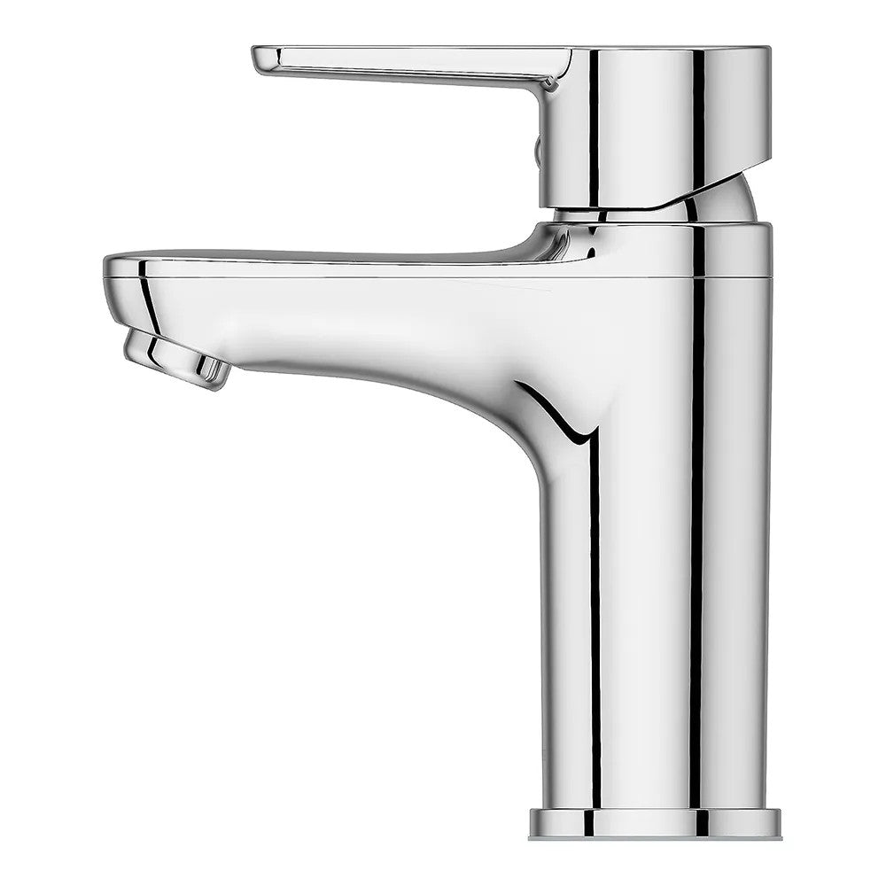 Pfister Pfirst Modern Single-Hole Bathroom Faucet, Single-Handle, 1.2 GPM, Lever Handle, Pforever Seal, Polished Chrome - LG142-0600