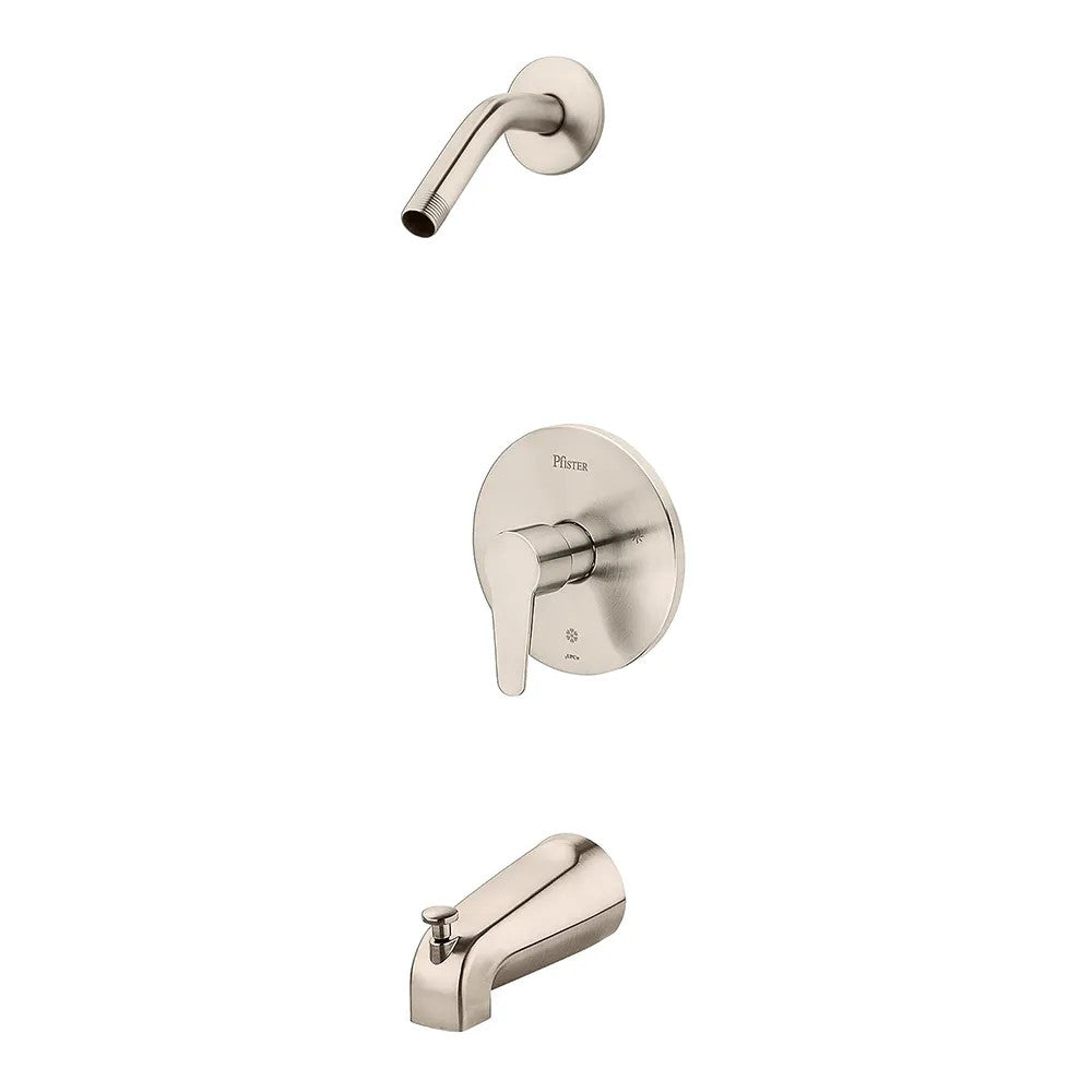 PFISTER R89-070K PFIRST MODERN TUB/SHOWER TRIM BRUSHED NICKEL - LESS HEAD
