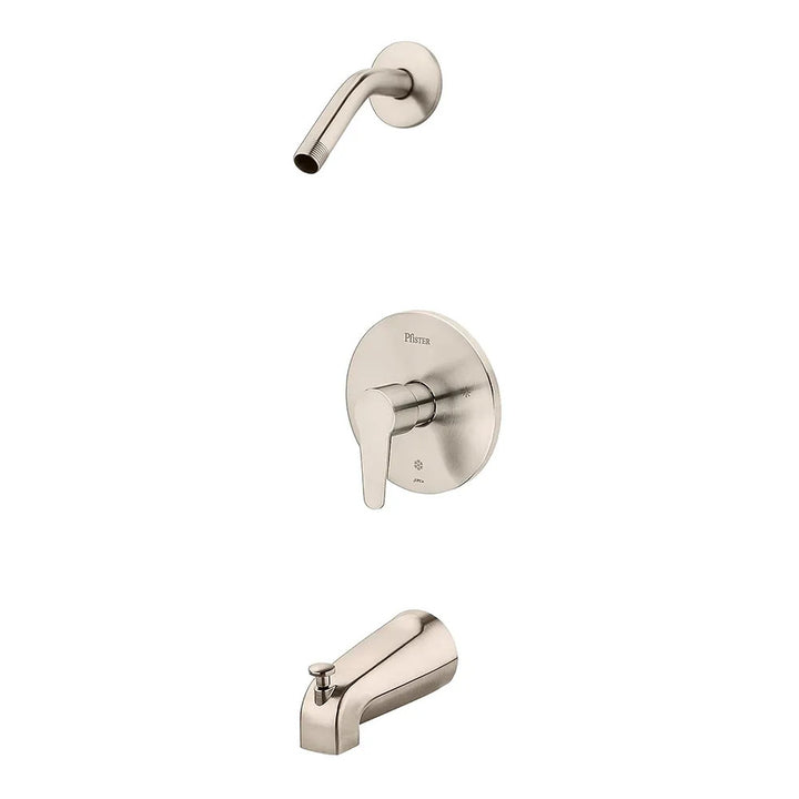 PFISTER R89-070K PFIRST MODERN TUB/SHOWER TRIM BRUSHED NICKEL - LESS HEAD