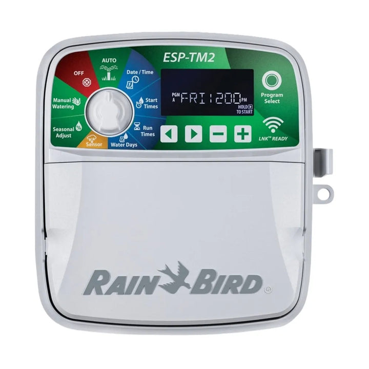 Rain Bird 8-Station Indoor/Outdoor Irrigation Controller, 120V, LNK WiFi-Compatible - ESP-TM2-8 (F44228)
