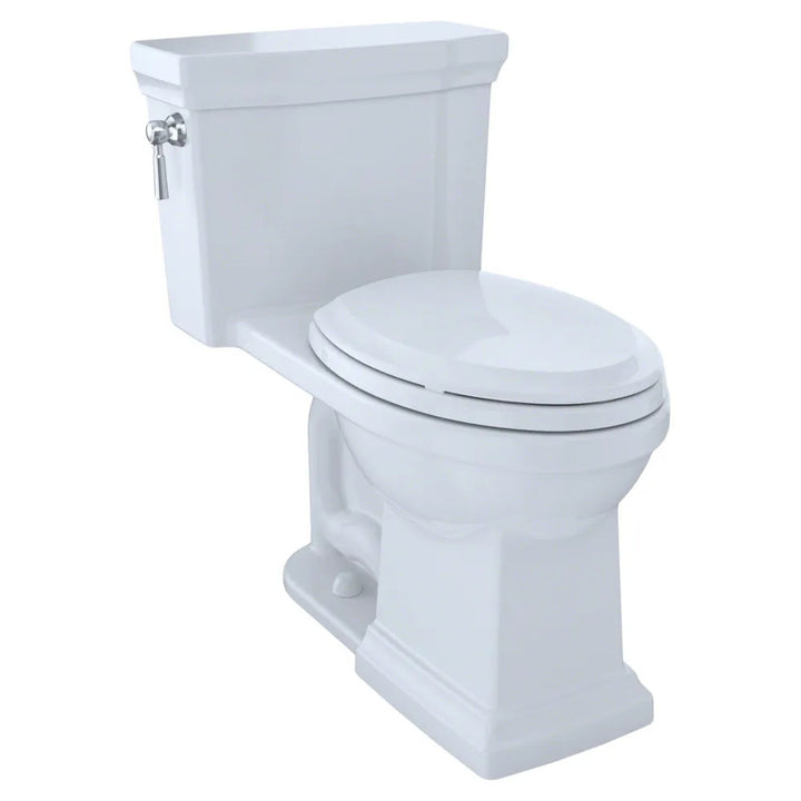 TOTO Promenade II One-Piece Toilet w/ SoftClose Seat, Elongated, Universal Height, 1.28 GPF, Cotton - MS814224CEFG#01