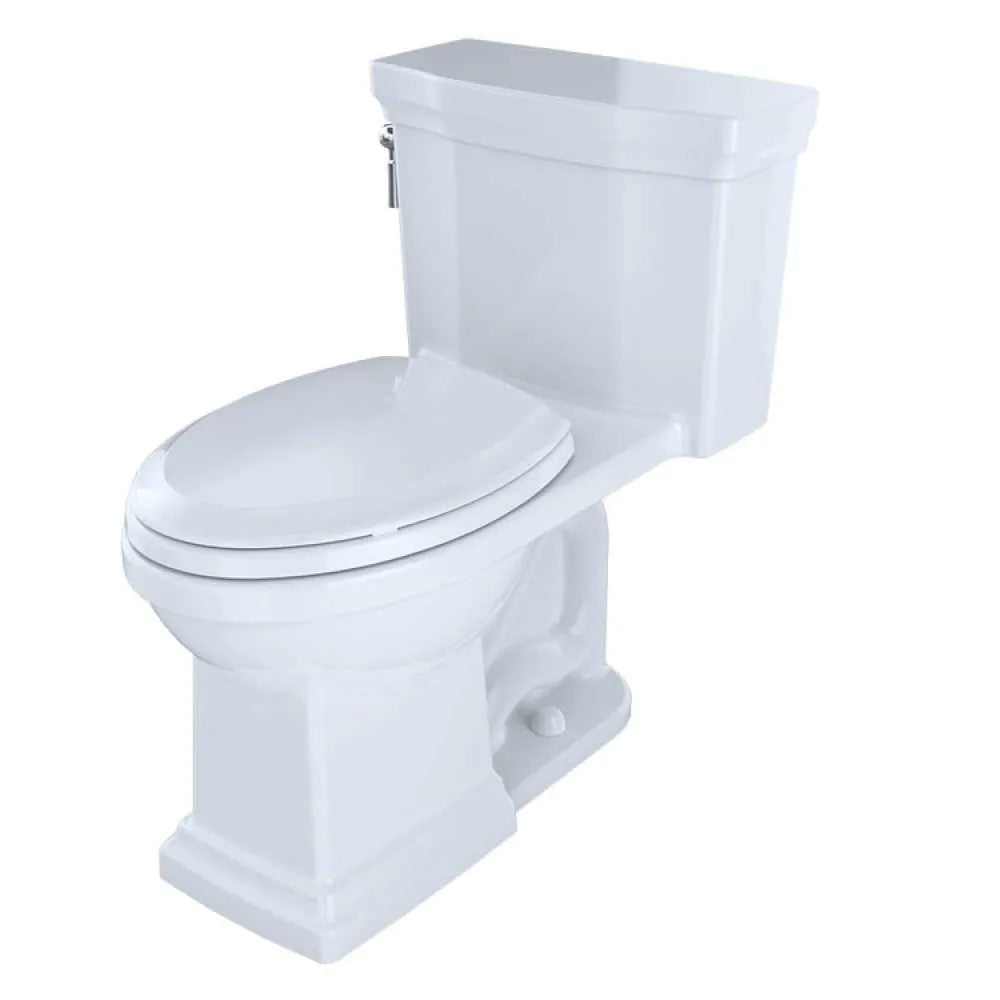 TOTO Promenade II One-Piece Toilet w/ SoftClose Seat, Elongated, Universal Height, 1.28 GPF, Cotton - MS814224CEFG#01