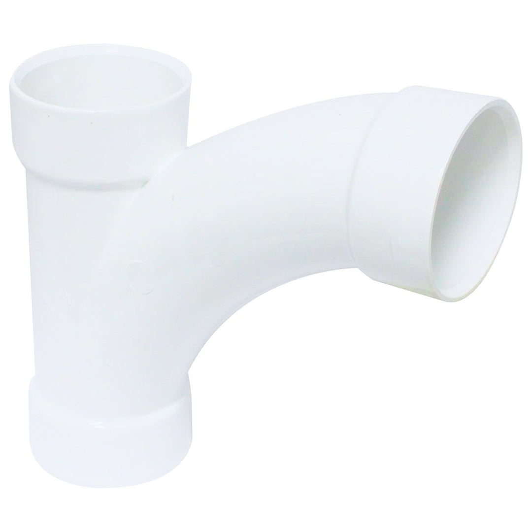 3" PVC Tee/Wye Combo DWV (Drain Waste and Vent) - Hub