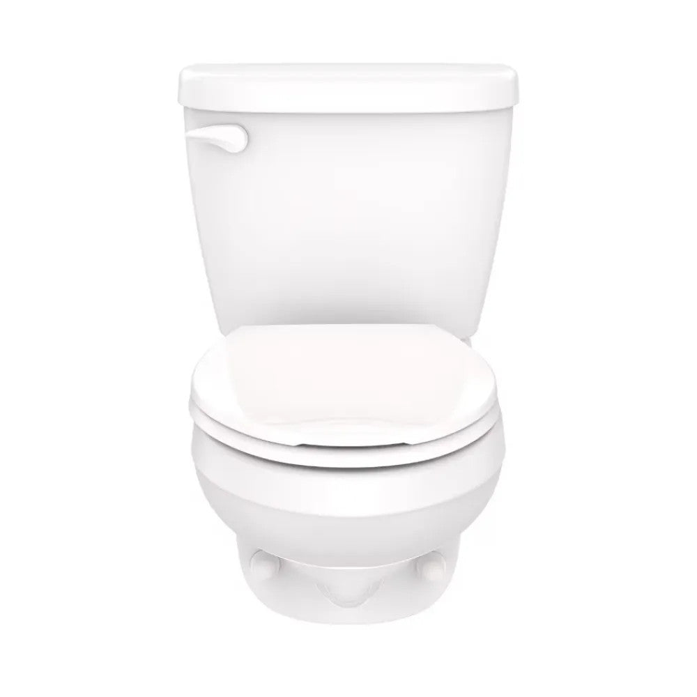 Gerber Maxwell Two-Piece Wall Hung Back Outlet Elongated Toilet, 1.28 gpf 4" Vertical, Rough-In, White - 20-021
