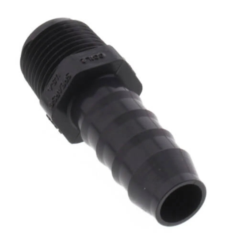 PETMA12 1/2" Poly Insert Male Adapter, MIP x Barb