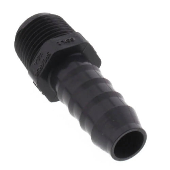 PETMA12 1/2" Poly Insert Male Adapter, MIP x Barb