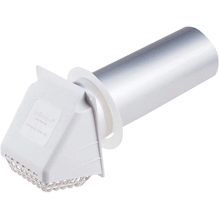 Deflecto RVHAW4 4" Dryer Flapper Vent Hood White