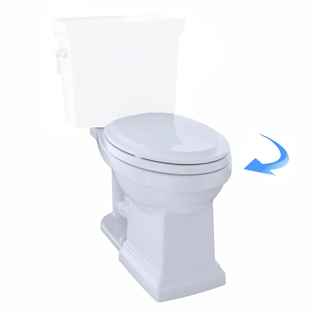 TOTO Promenade II Universal Height Toilet Bowl with CeFiONtect, Cotton White - C404CUFG#01