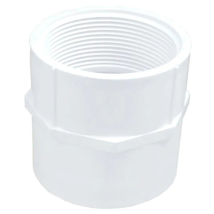 2" PVC Female Adapter DWV (Drain Waste and Vent) - FPT x Hub