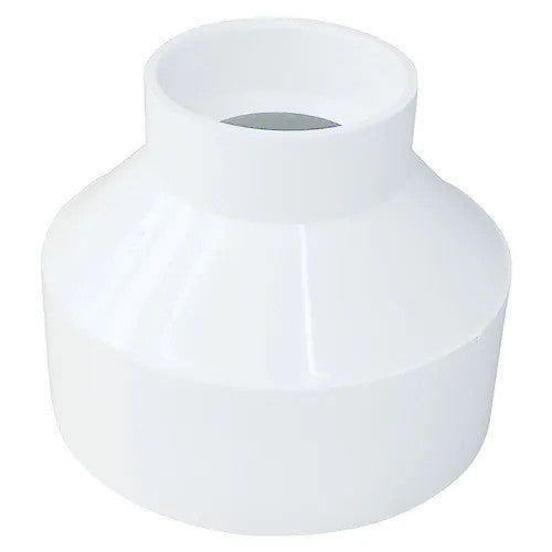 2" x 3" PVC Pipe Increaser/Reducer DWV (Drain Waste and Vent) - Hub