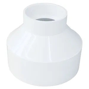 3" x 4" PVC Pipe Increaser/Reducer DWV (Drain Waste and Vent) - Hub
