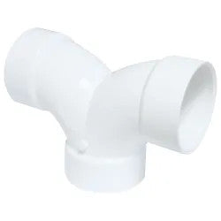4" PVC 45-Degree Elbow DWV (Drain Waste and Vent) - Hub