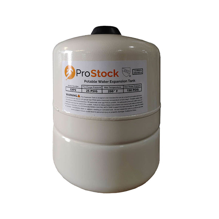 Potable Water Expansion Tank for Water Heater, 2 Gallons