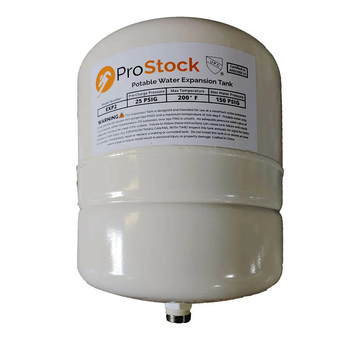 Potable Water Expansion Tank for Water Heater, 2 Gallons