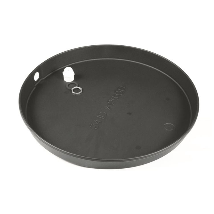24" Water Heater Pan, Round, Plastic