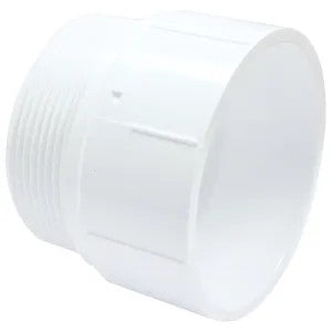 2" PVC Male Adapter DWV (Drain Waste and Vent) - MPT x Hub