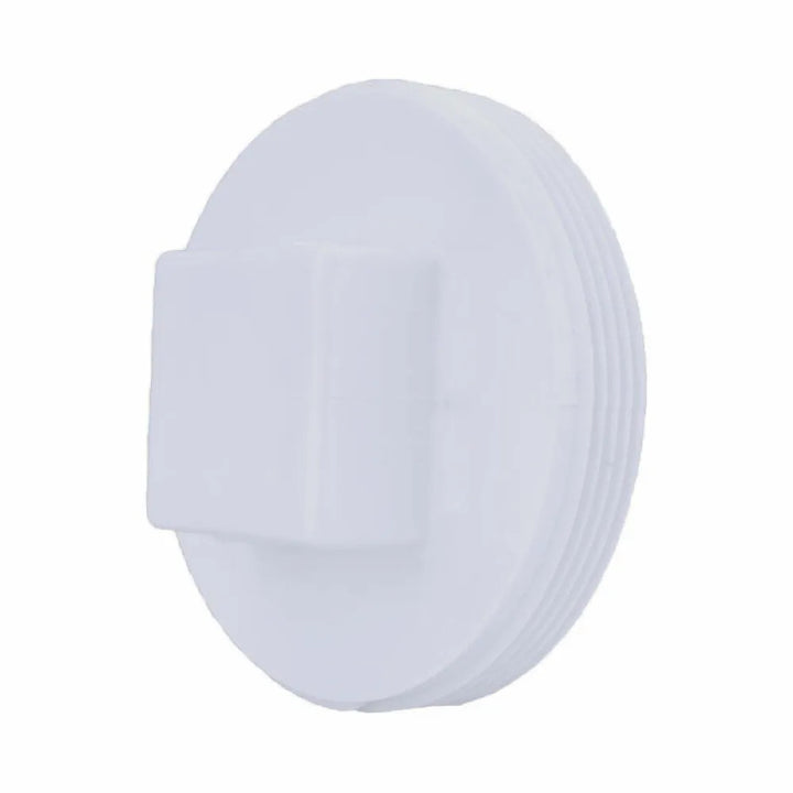 4" PVC Cleanout Plug DWV (Drain Waste and Vent) - MPT