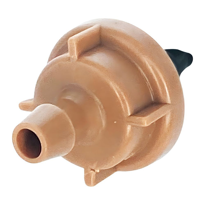 Rain Bird 5.0 GPH Pressure-Compensating Module Drip Emitter, Barb Inlet, Light Brown - PC05